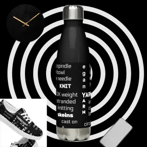 NEW! Stainless steel water bottle for yarnies....