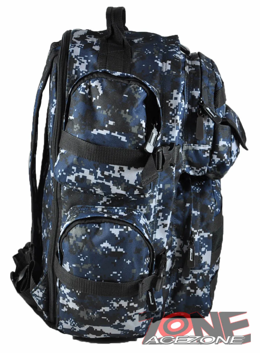Nexpak USA Backpack Tactical 18.5” EXPANDIBLE Outdoor OP820 NAVY DIGITAL CAMO