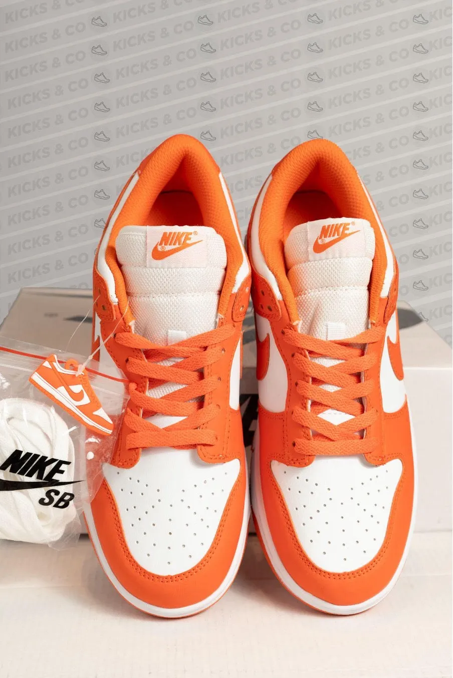 Nike First Copy Shoes- Dunk low orange