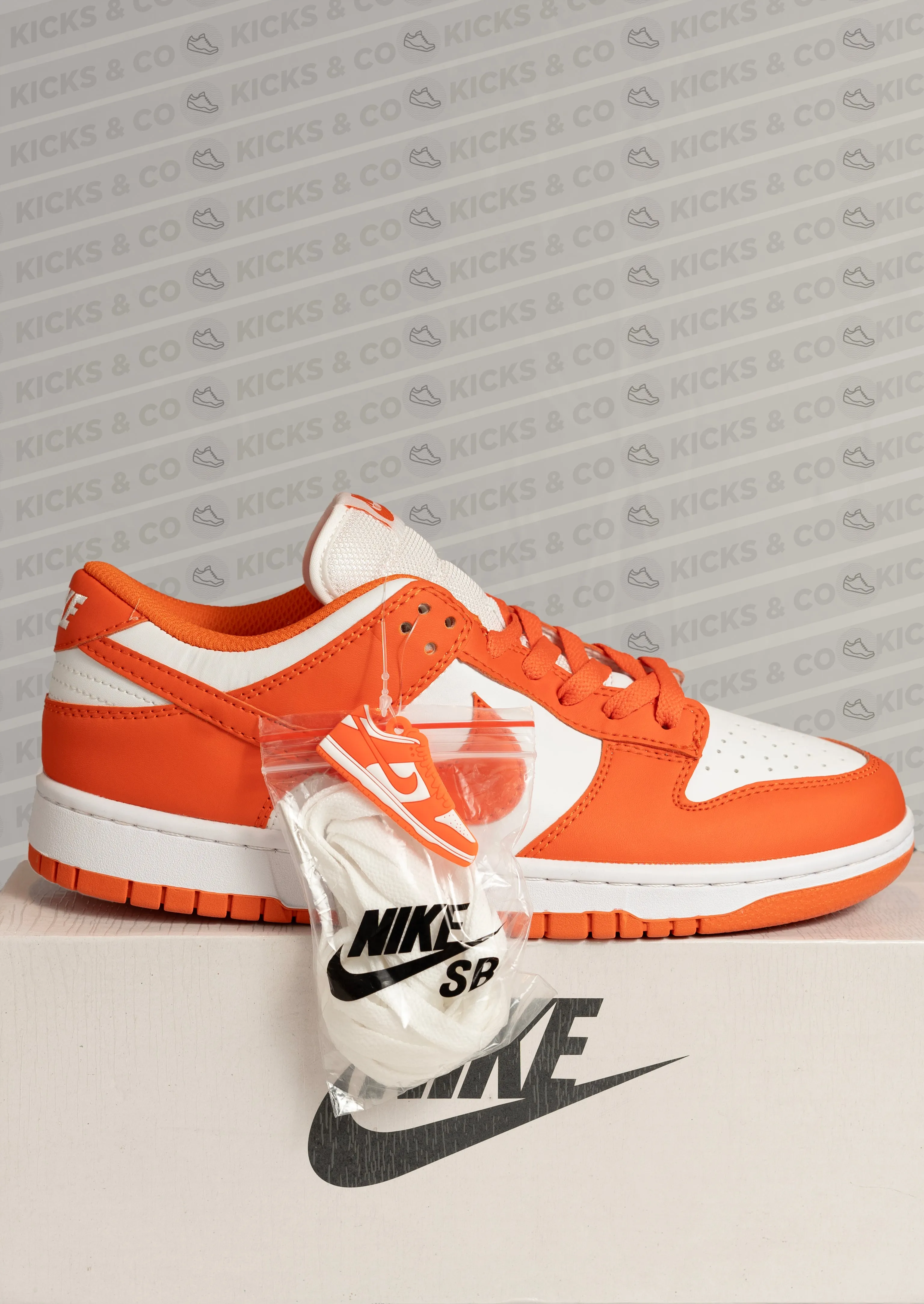 Nike First Copy Shoes- Dunk low orange