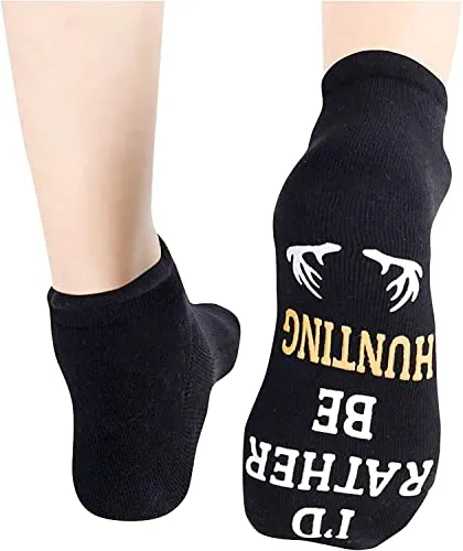 Novelty Hunting Socks, Funny Hunting Gifts for Hunting Lovers, Sports Socks, Gifts For Men Women, Unisex Hunting Themed Socks, Sports Lover Gift, Silly Socks, Fun Socks
