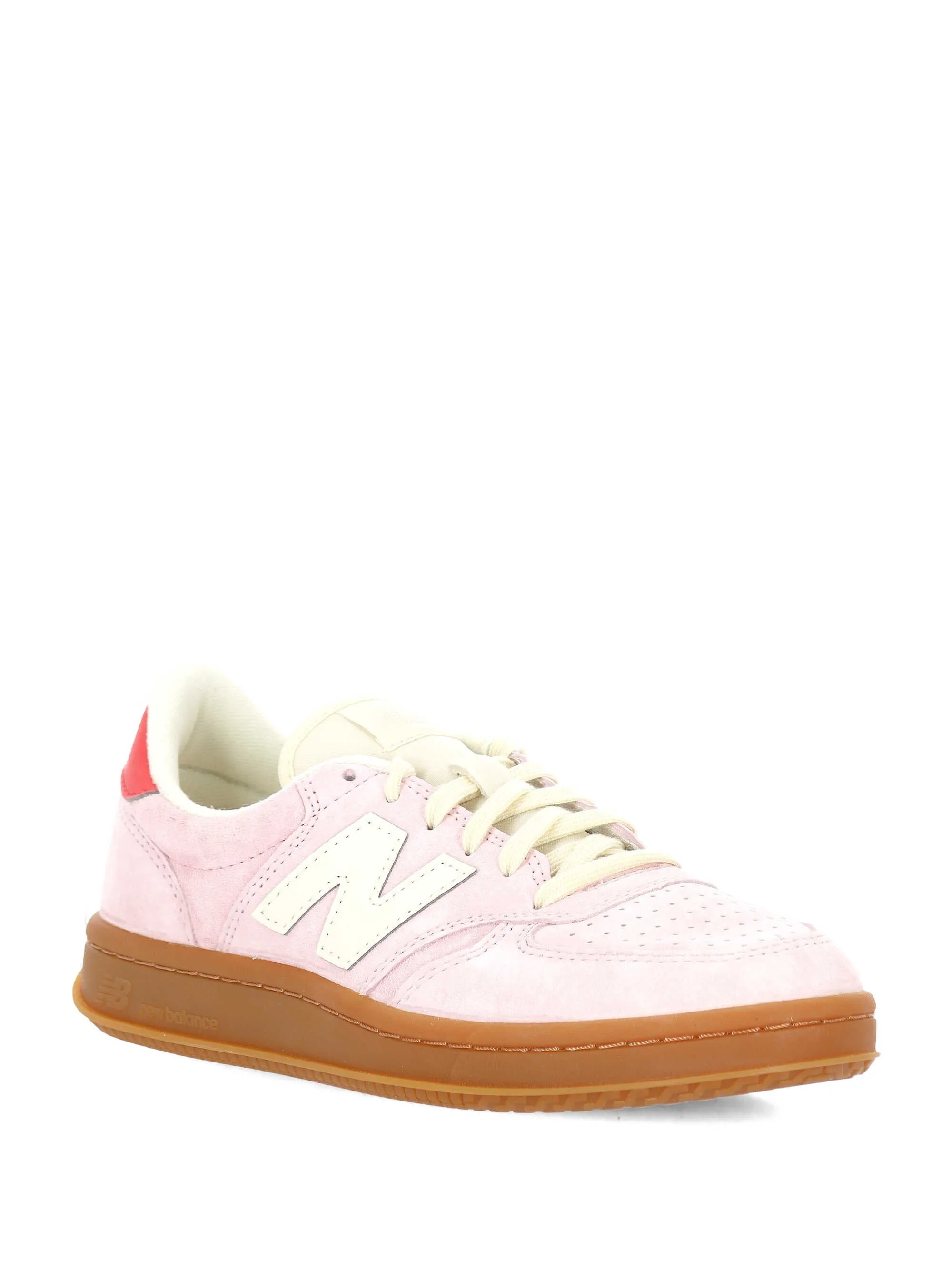 Ny balans T500 rosa röda sneakers