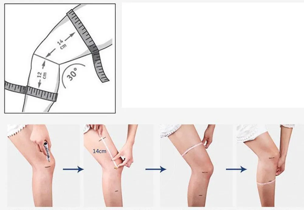 Nylon Compression Knee Support Brace For Joint Pain & Arthritis Relief