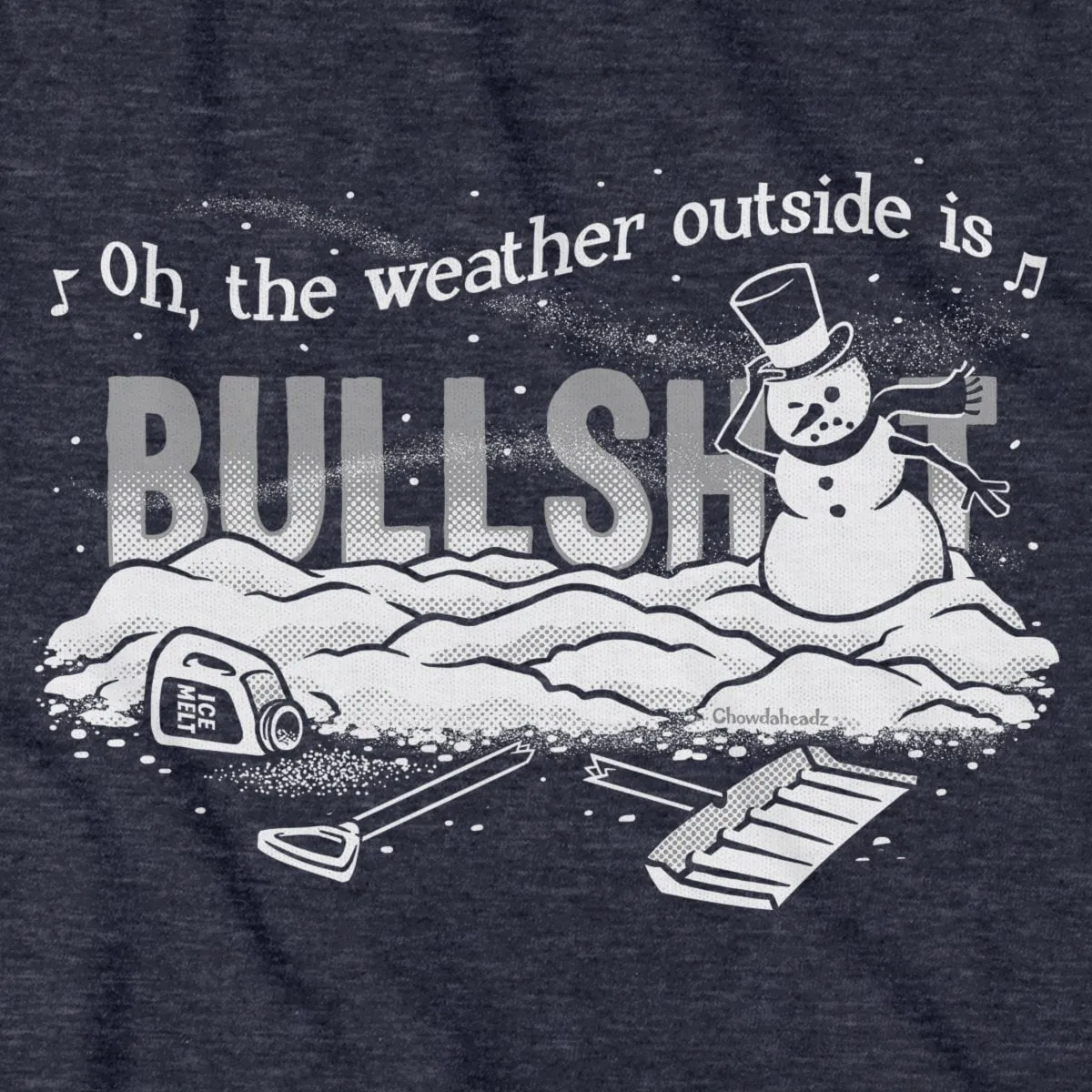 Oh The Weather Outside Is BS Hoodie