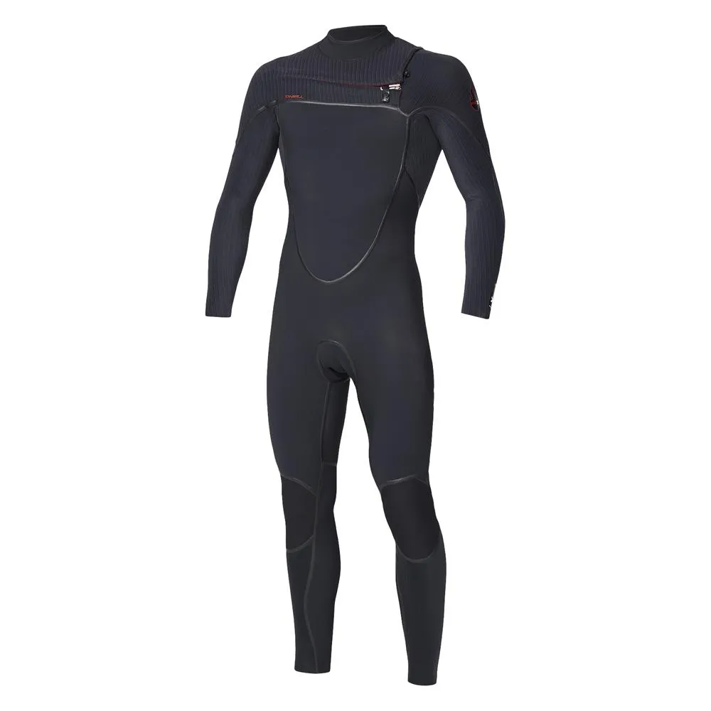 O'NEILL HYPER FIRE X CZ FULL 3/2MM CHEST ZIP STEAMER BLACK