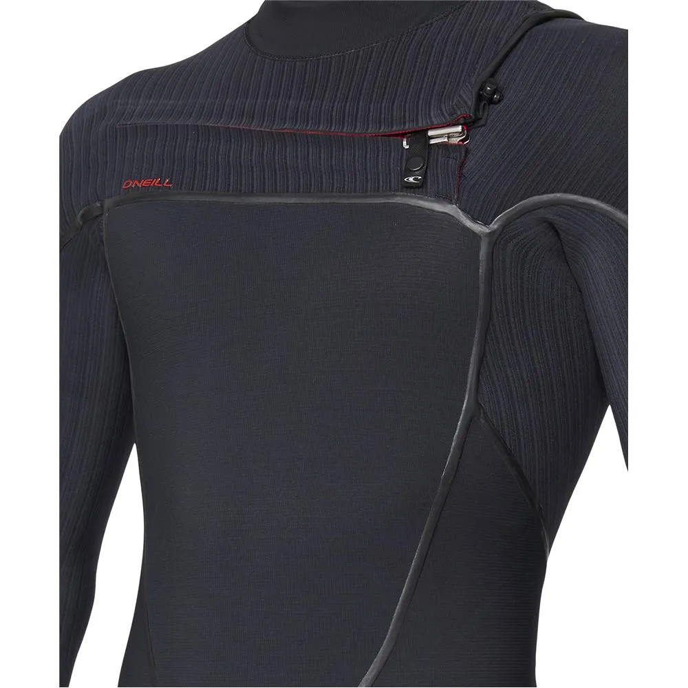 O'NEILL HYPER FIRE X CZ FULL 3/2MM CHEST ZIP STEAMER BLACK