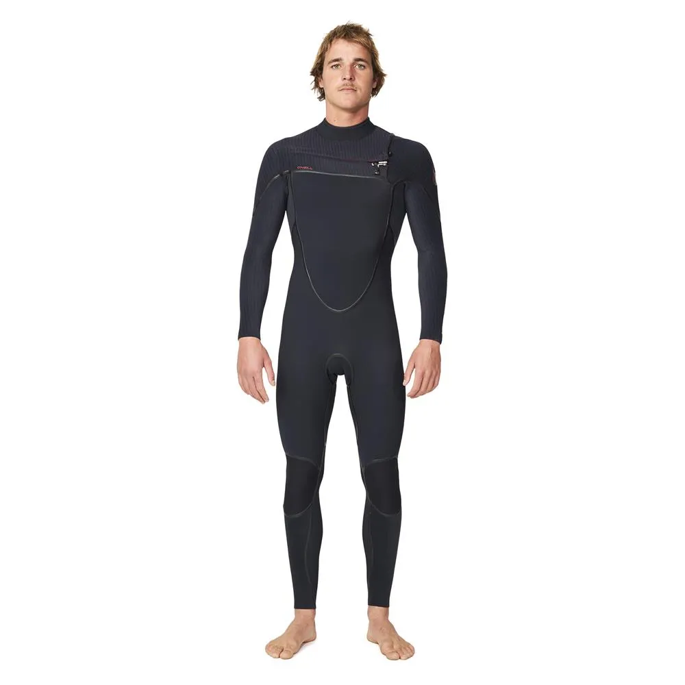 O'NEILL HYPER FIRE X CZ FULL 3/2MM CHEST ZIP STEAMER BLACK