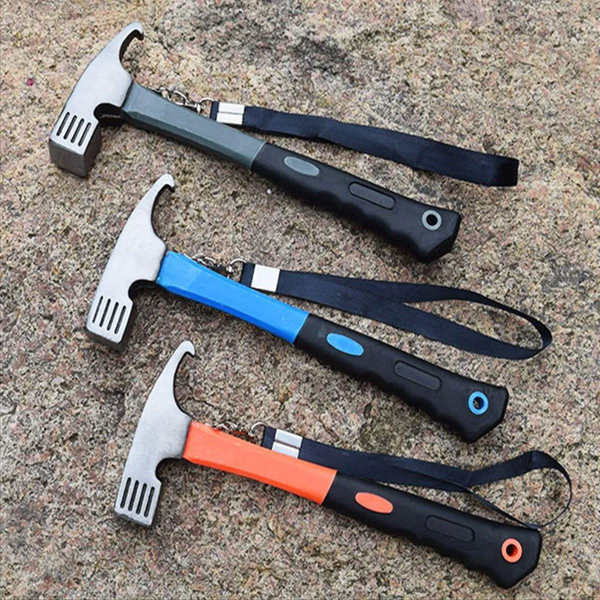 Outdoor Camping Hammer Tent Stake Puller Ground Hammer Heavy Duty Camping Tool