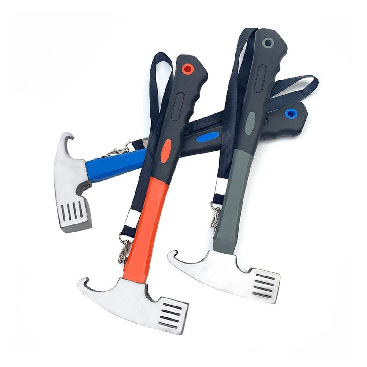 Outdoor Camping Hammer Tent Stake Puller Ground Hammer Heavy Duty Camping Tool