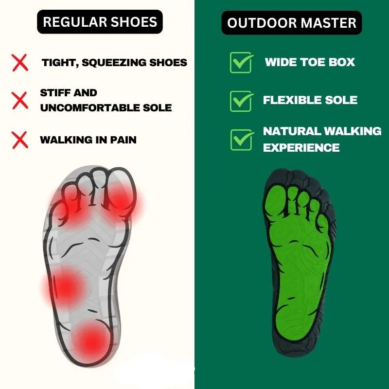 Outdoor Master - slip-resistant & comfortable barefoot shoes