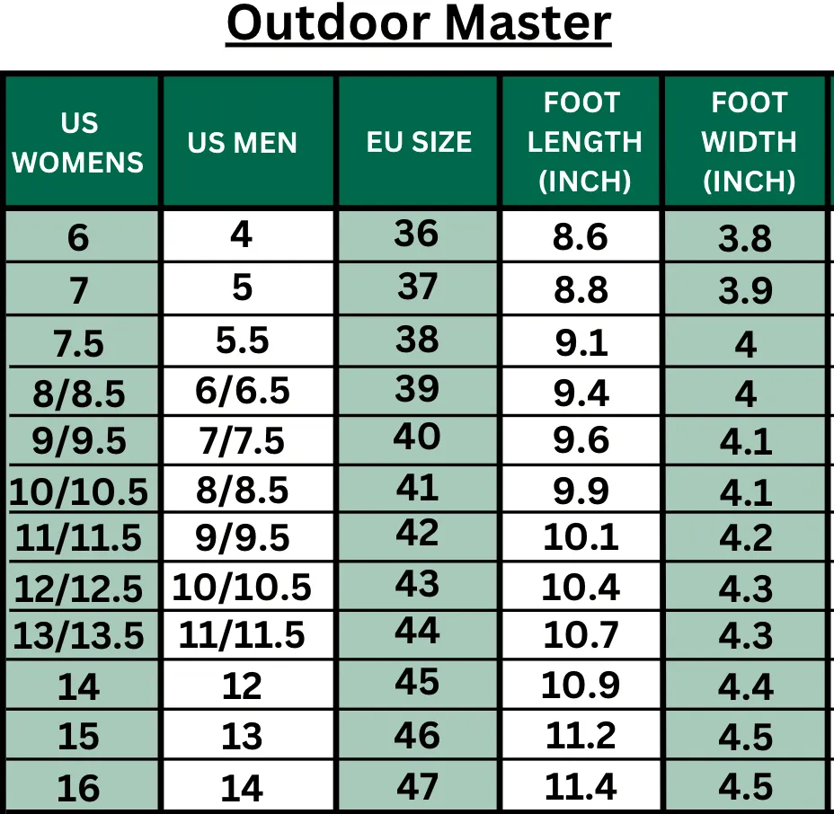 Outdoor Master - slip-resistant & comfortable barefoot shoes