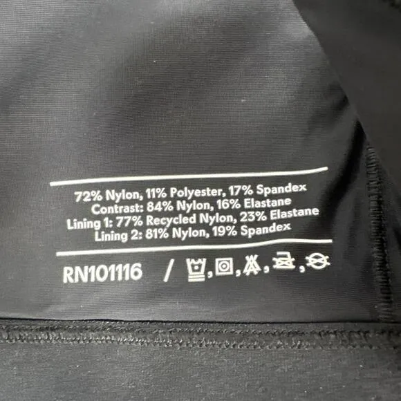 Outdoor Voices Doing Things Thrive Sports Bra in Black Size XXS NWT