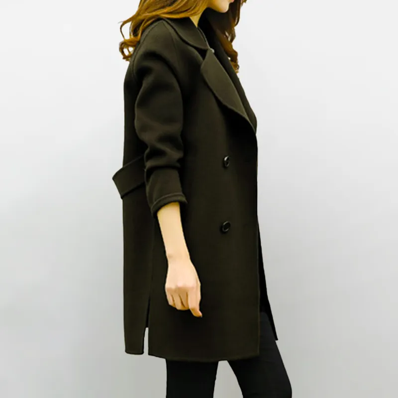 Overcoat Bella™ | Women's Long Overcoat | Lightweight Fabric, Stylish Design & Warmth for Cold Weather