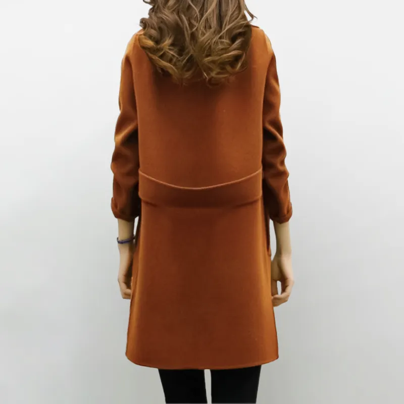 Overcoat Bella™ | Women's Long Overcoat | Lightweight Fabric, Stylish Design & Warmth for Cold Weather