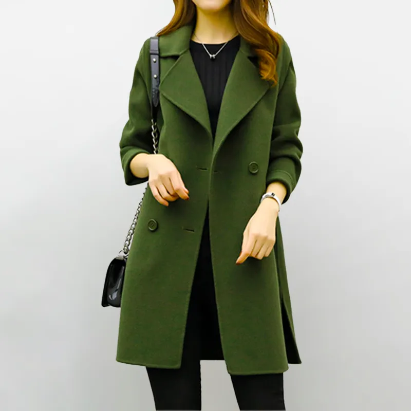 Overcoat Bella™ | Women's Long Overcoat | Lightweight Fabric, Stylish Design & Warmth for Cold Weather