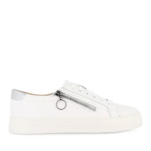 PAMELA XF - WHITE SILVER LEATHER