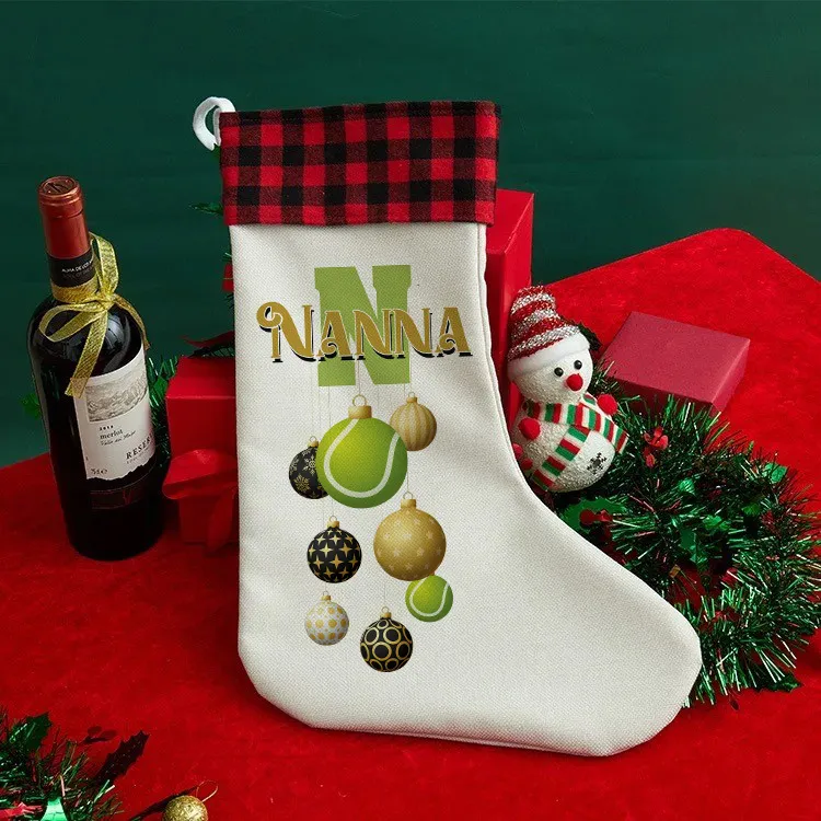 Personalised Tennis Themed Stocking