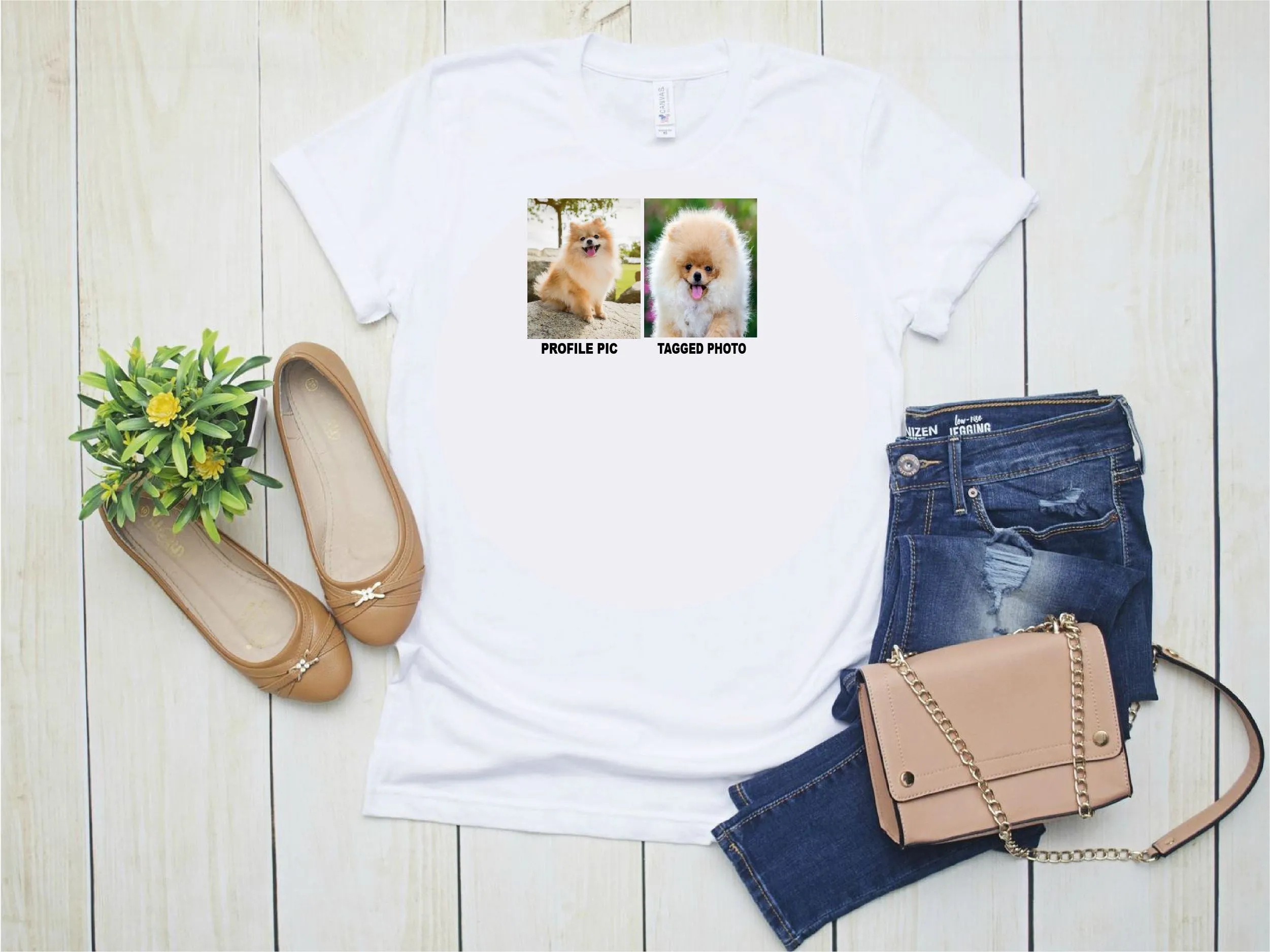 Profile Pic Vs Tagged Photo T-shirt