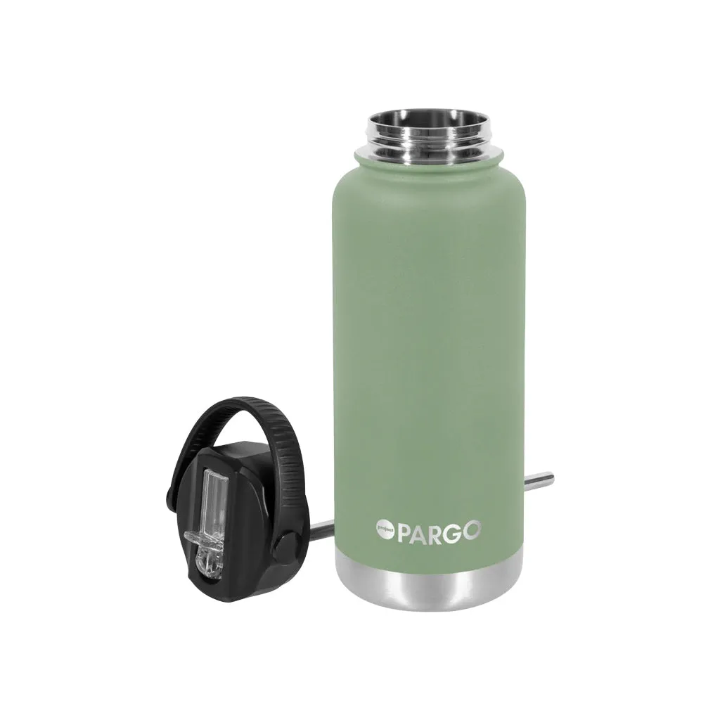 PROJECT PARGO 950ml INSULATED SPORTS BOTTLE - EUCALYPTUS GREEN