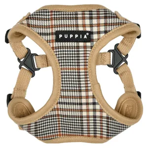 Puppia Comfort Step-In Harness Lucas Checkered Beige