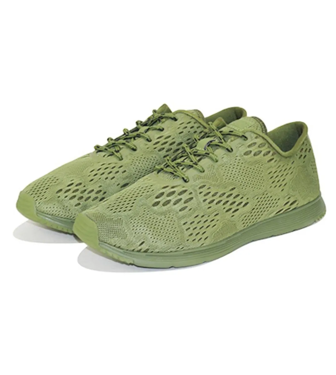 Ransom Unisex: Field Lite Army Green Sneakers