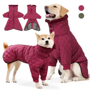 Reflective Winter Dog Puffer Coat