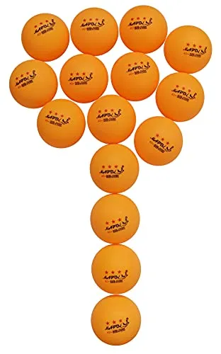 REGAIL 60 Practice Assorted Color Ping Pong Balls 3-star 40mm Table Tennis Balls