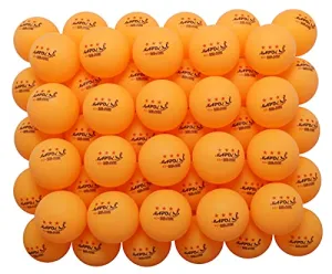 REGAIL 60 Practice Assorted Color Ping Pong Balls 3-star 40mm Table Tennis Balls