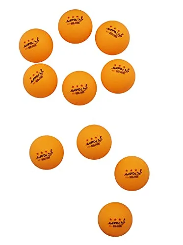 REGAIL 60 Practice Assorted Color Ping Pong Balls 3-star 40mm Table Tennis Balls