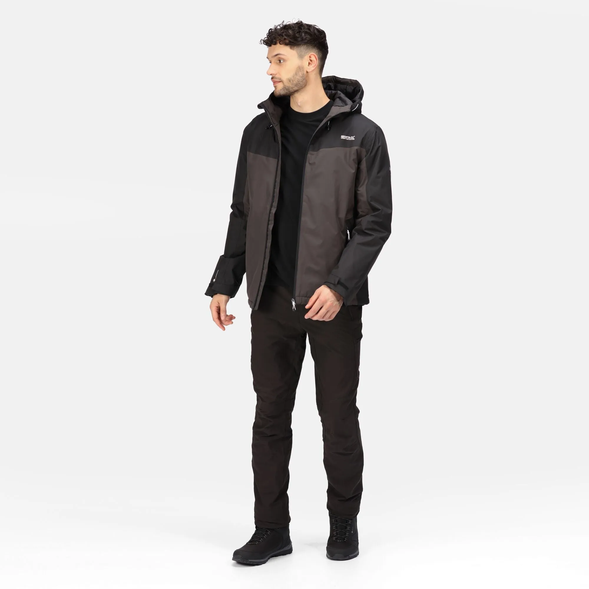 Regatta Men's Volter Protect II Jacket Ash/ Black RMP319