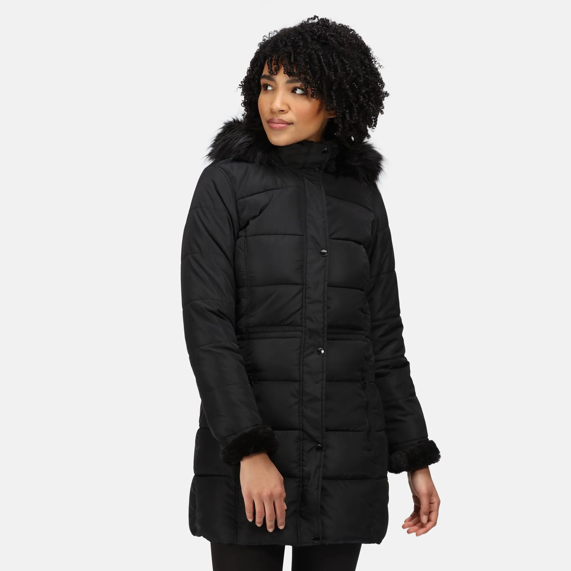 Regatta Women's Della Insulated Parka Jacket Black