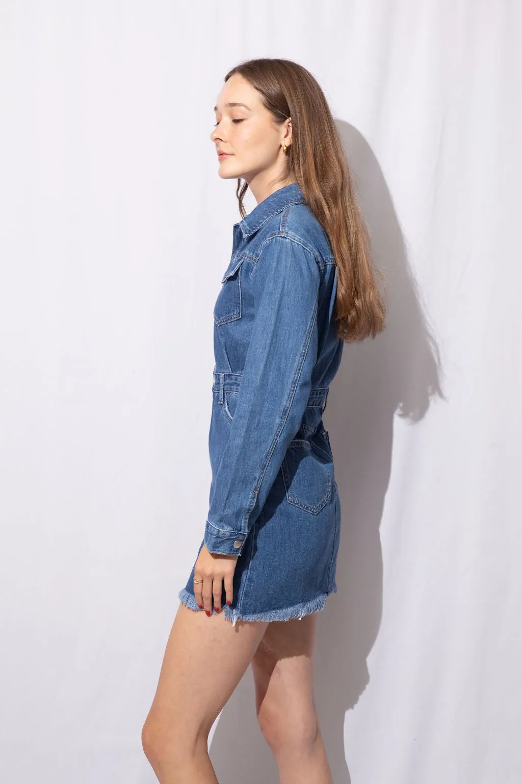 Resa Denim Shirt Dress