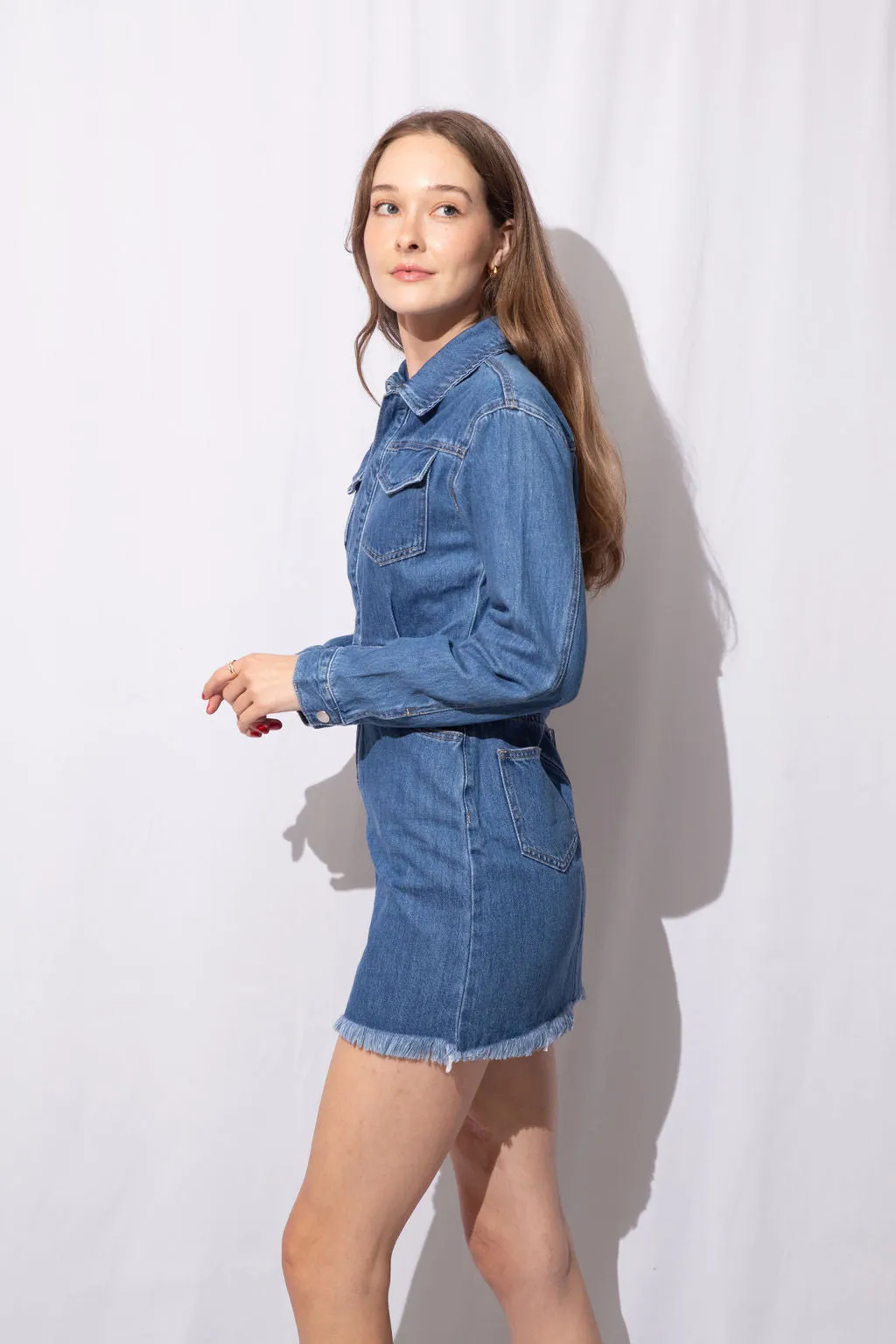 Resa Denim Shirt Dress