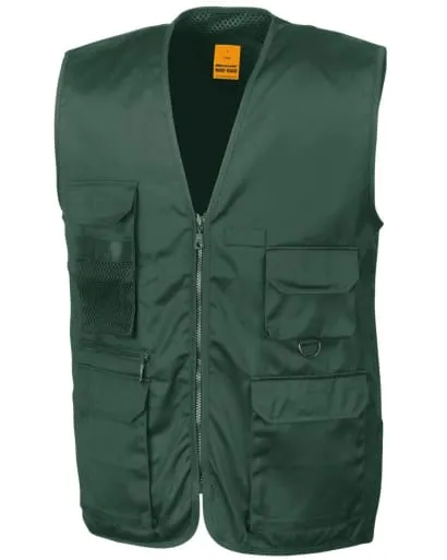 Result Safari multi Pocket Waistcoat/vest -R45X