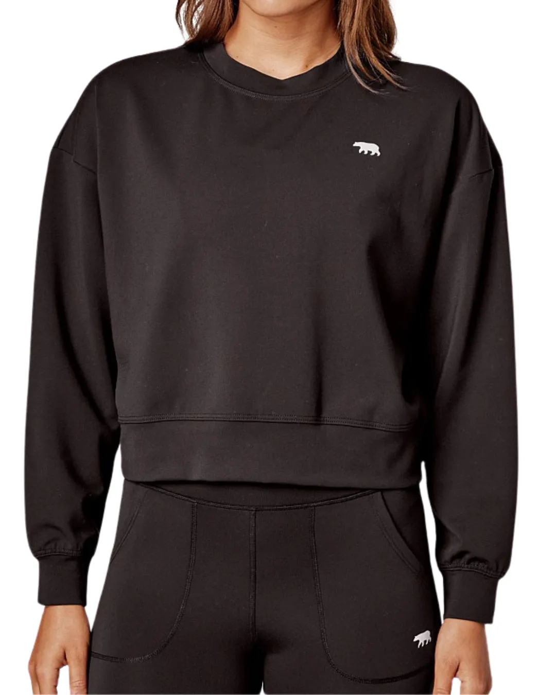 Running Bare Beat The Chill Thermal Sweat | Black | Final Sale