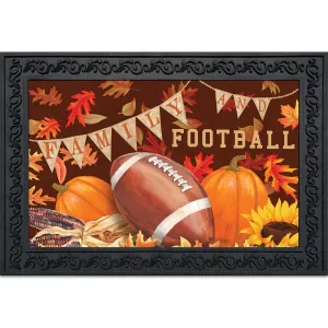 Rynx | Family & Football Autumn Doormat Sport Indoor Outdoor 18" X 30"