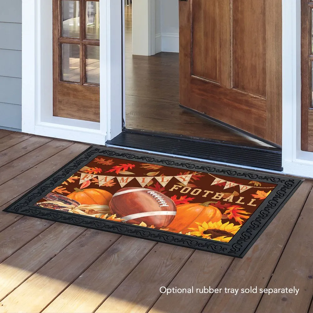 Rynx | Family & Football Autumn Doormat Sport Indoor Outdoor 18" X 30"