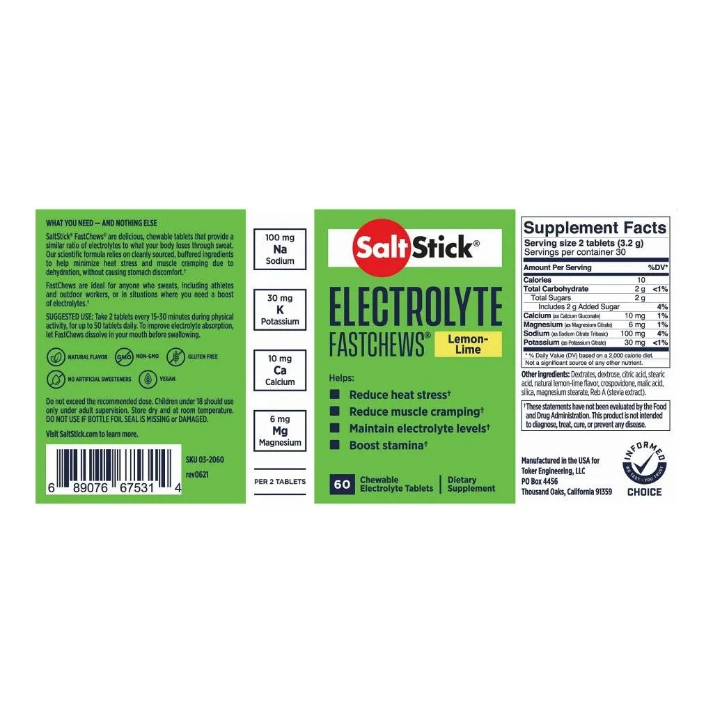 SaltStick Fastchews 60ct Bottle