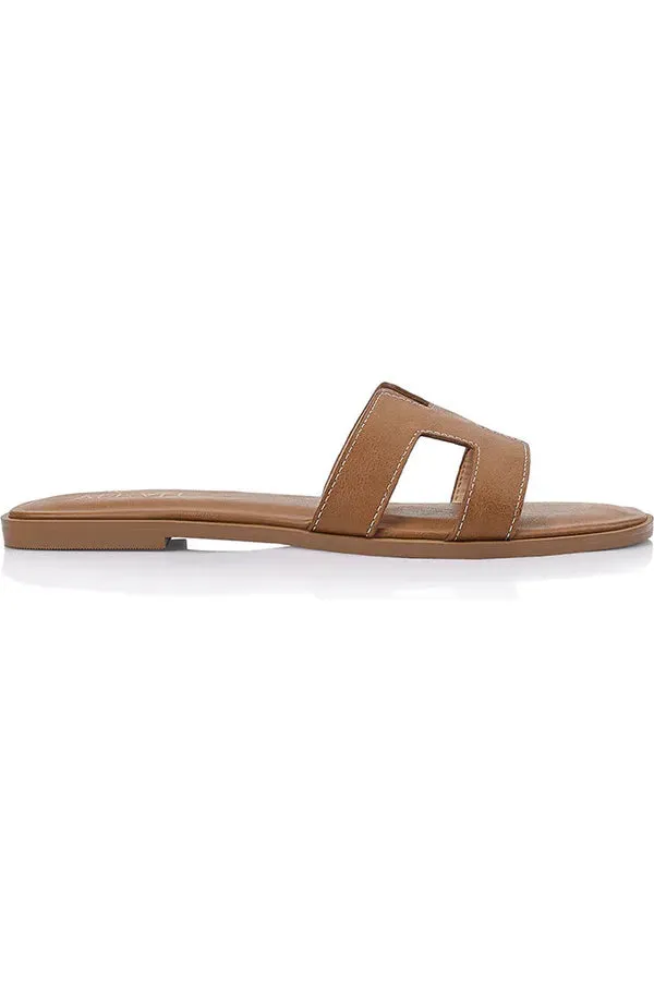 Sandra Casual Slide Tan