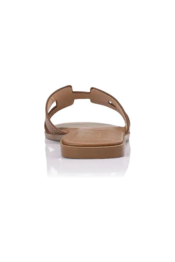 Sandra Casual Slide Tan