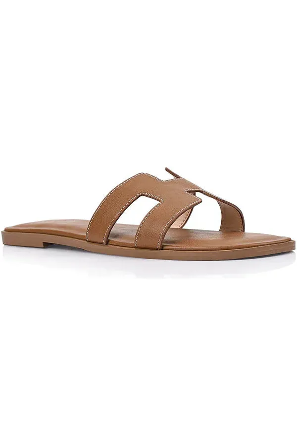 Sandra Casual Slide Tan
