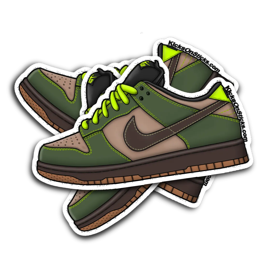 SB Dunk Low "Jedi" Sneaker Sticker