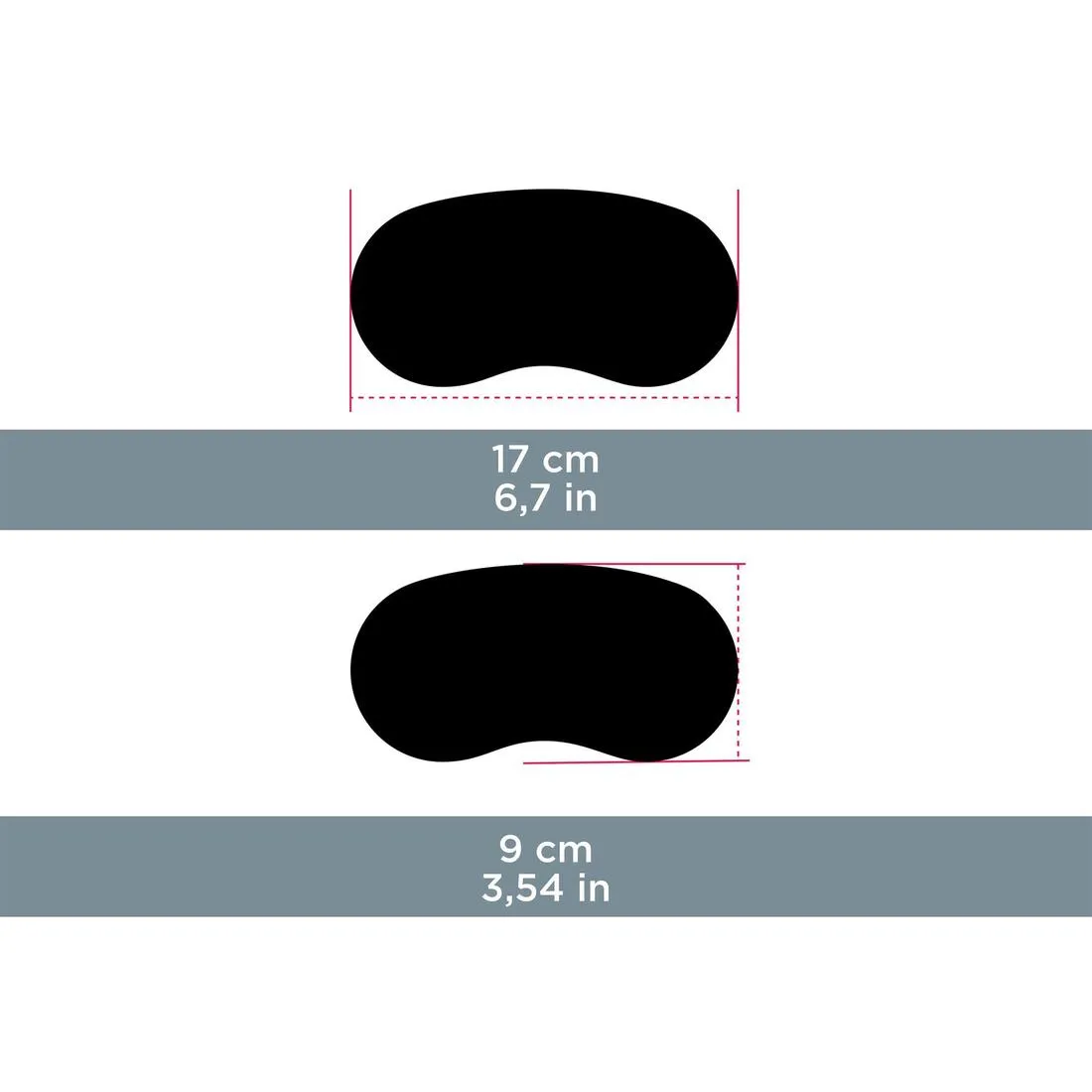 Semi-Rigid Neoprene Case For Glasses CASE 500 S - Black