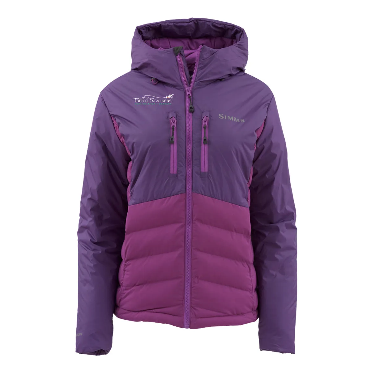 Simms MTS Logo Womens West Fork Jacket X-Small Blackberry