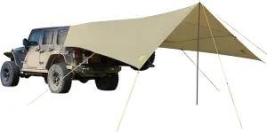 Slumberjack Roadhouse Tarp, Hunting Camping & Overland Shelter, Khaki