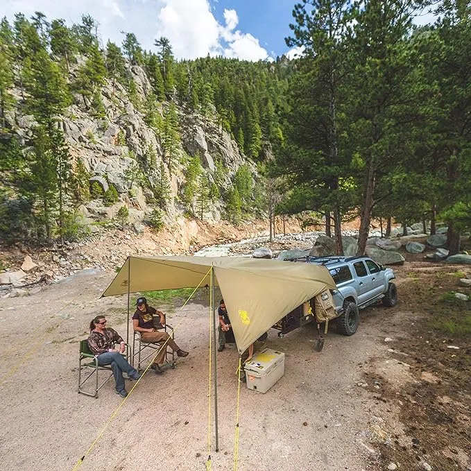 Slumberjack Roadhouse Tarp, Hunting Camping & Overland Shelter, Khaki