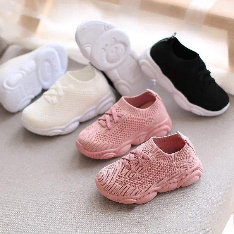 Sneakers Kids Shoes Antislip Soft Bottom Baby Sneaker