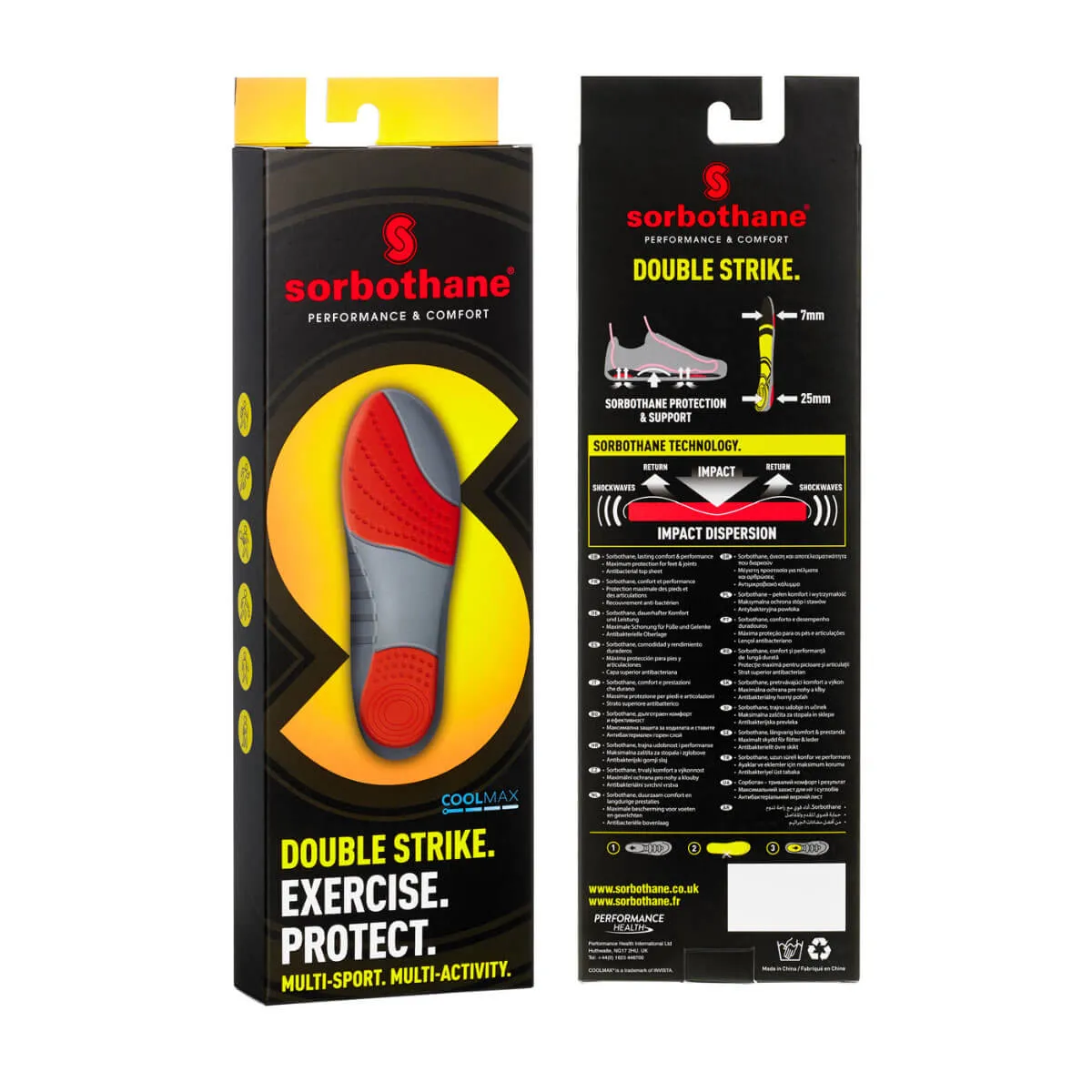 Sorbothane Double Strike Insoles
