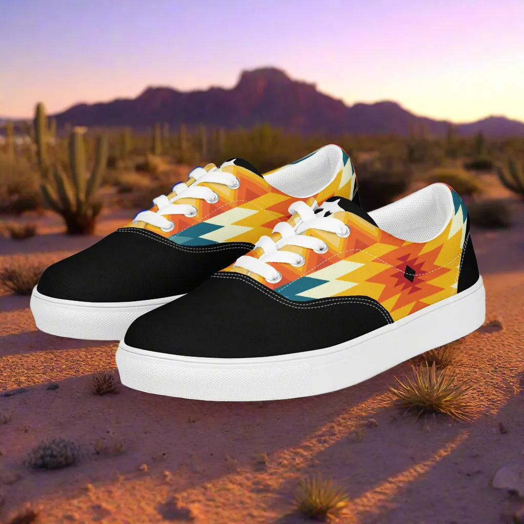 Southwest | Women’s Lace-up Canvas Shoes | Sundance 2Tone