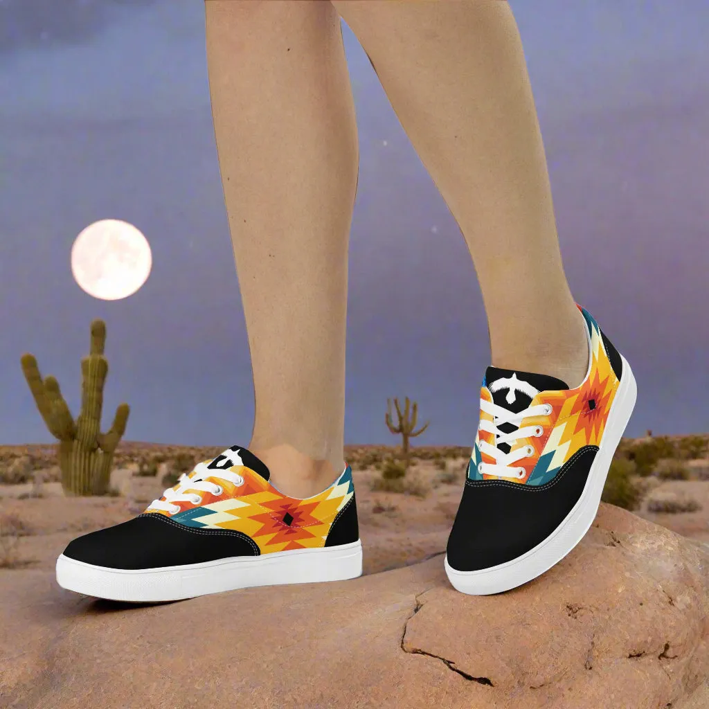 Southwest | Women’s Lace-up Canvas Shoes | Sundance 2Tone